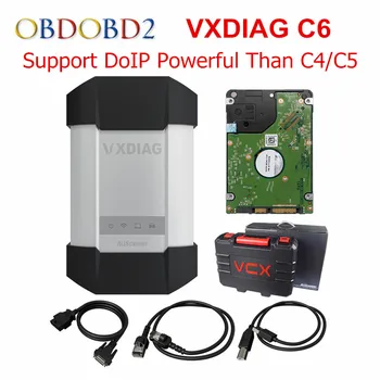 VXDIAG C6 Za Benz Strokovno OBD2 Diagnostično Orodje, Močan Kot MB SD C4/C5 Podporo DoIP Z 2018.7 SW Brezžični XENTRY