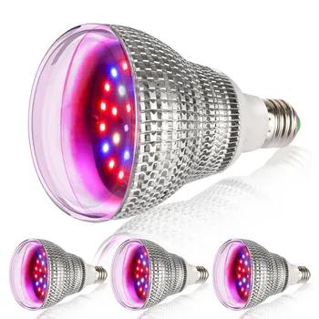 (4pcs/Veliko) Celoten Spekter 50 W LED Grow Light E27 Rastlin Svetilke Za Notranjo Hydroponics Toplogrednih Šotor Cvet Zelenjave Raste Žarnica