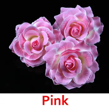 Pink Rose Vintage Glave Velik Cvet Glave 5pcs Rose Glave 4.7