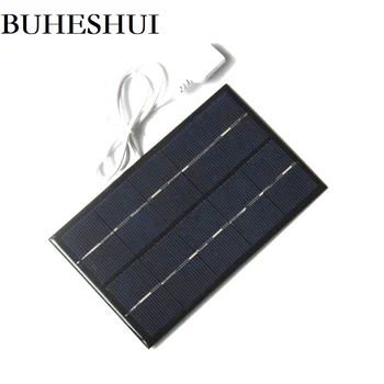 BUHESHUI 2W 5V solarnimi Polnilnik Za Napajanje z Banko Polikristalnih Sončnih Celic DIY Sončne Chargr Sistem Za 3,7 V dc Baterija Svetlobe