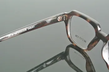 Vintage Ročno Izdelani Tortoise Eyeglass Okvirji moški ženske Celoten Rim Očala Očala Rx lahko