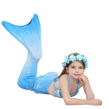 Deklica Repi za Plavanje za Dekleta Kopalke morska deklica Rep Cosplay Kopalke Otroci Otrok Swimmable bo ustrezala, lahko dodate Monofin