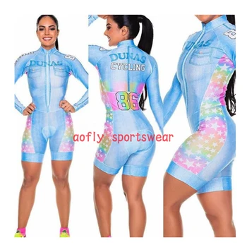 Kafitt žensk dolg Rokav obleke, kolesarjenje, Triatlon obleko Kolesarjenje Skinsuit nastavite Maillot Ropa Ciclismo MTB kolo jumpsuit poletje