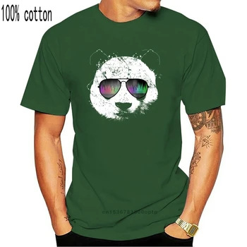 Vintage Izenačevalnik Ljubitelj Glasbe Panda Super Majice za Moške, Bombaž Grafični T Shirt Kratek Rokav Tee Shirt 6XL Oblačila