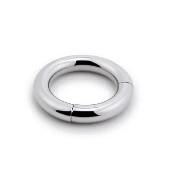 Debela 10 mm iz Nerjavečega jekla zaklepanje obroč magnet penis prstan nosilnih obroč moške opreme, pirsing obročki penis nakit prstani