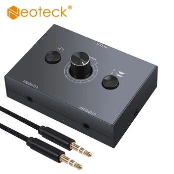 Neoteck 3.5 mm Audio Preklopnik Switch Splitter 2x1/1x2 Bi-Directional Preklopnik 2(1)-v-1(2)-z Nemo 3.5 mm Audio kabel