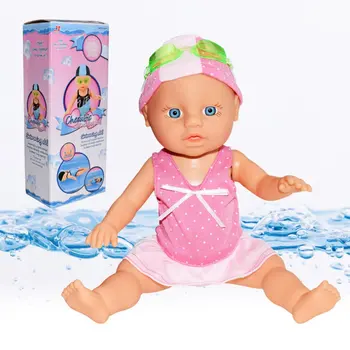 Dekleta Lutka Zgodnje Izobraževanje Pametna Električna Bazen Partner, Otroci Lutka Igra s Vodni Kopeli Baby Kopalnica Bebe
