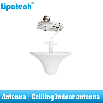 Lintratek 2G 3G 4G Ceilling Notranja Antena, N Tip Priključek 800-2700hz Notranji Mobilni Telefon Signal Omni Anteno Z 2 m Kabel