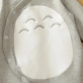Visoka Kakovost Newborn Baby Romper Slog Totoro Baby Pomlad Romper Mehko Udobno Dihati Svobodno Bombaž