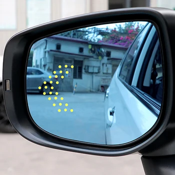 2PCS/Set Avto Široko Polje Blue Light Anti-Slepi Rearview Mirror Z LED Luči Za Subaru Gozdar 2019 2020 2021 Dodatki