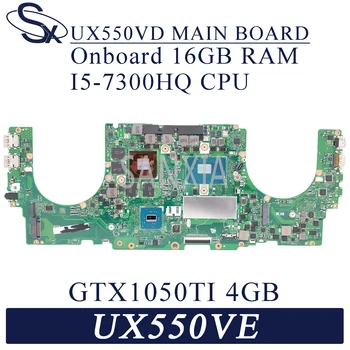 KEFU UX550VD Prenosni računalnik z matično ploščo za ASUS ZenBook Pro UX550VE UX550V original mainboard I5-7300HQ GTX1050TI-4G