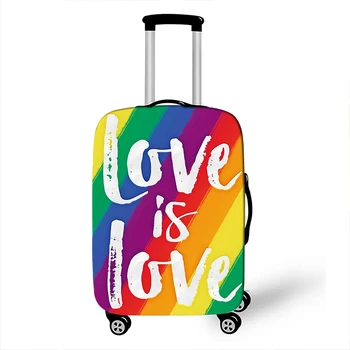 Lgbt ponos mavrica, tiskanje, shranjevanje prtljage kritje lezbijke, geji, kovček zaščitne prevleke za potovanja anti-prah vozička primeru zajema