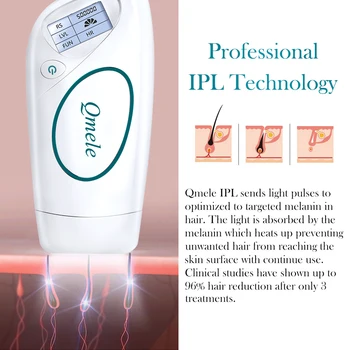 VEME IPL Lasersko odstranjevanje dlak naprave fotoelektrično Epilator celo Telo, Bikini ženske Stalni Električni depilador laser epilator