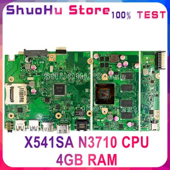 KEFU X541SA Matično ploščo Za ASUS X541SA X541S F541S CPU/N3710 4GB/Memory Prenosni računalnik z Matično ploščo Preizkušen dela original Mainboard