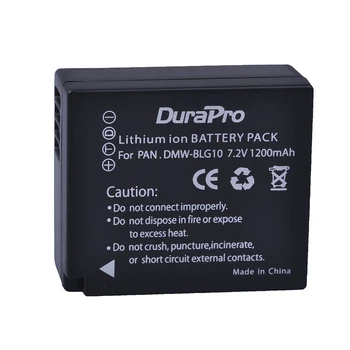 DuraPro 2pcs DMW-BLG10 DMW BLG10 Baterijo Fotoaparata + USB Dvojni Polnilec za Panasonic BLG10E BLG10GK BLG10 DMC-GF6 DMC-GX7 GF6 GX7