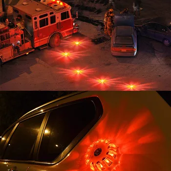 Pomoč flash luz de emergencia coche v16 par coche con iman avto led flare luces led de vehiculo warnleuchte par coche con iman