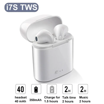 Nove Brezžične slušalke i7s tws Bluetooth Slušalke mini Čepkov S Polnjenjem Polje MIC Šport Slušalke PK ZRAKA 2 i9s i12 i9000 pro