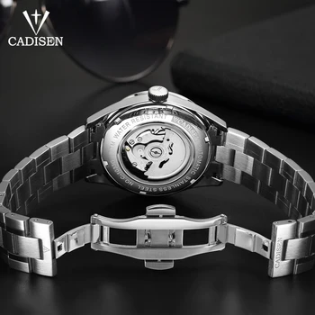 Cadisen watch moških samodejno top blagovne znamke luksuzni mehanske moških ročno uro iz nerjavečega jekla nepremočljiva šport moške ure NH35A 2020 Nova