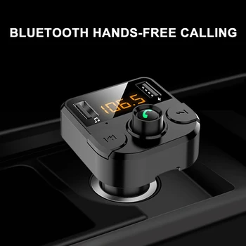 Avto Fm Oddajnik za Brezžični Bluetooth Prejemanje LCD MP3 Predvajalnik Komplet 3.1 Hiter za prostoročno telefoniranje, USB Polnilec, Odpremljeno V Rusiji