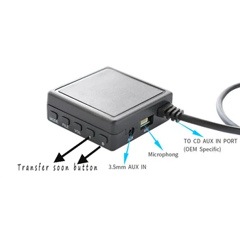Biurlink 150 CM RD4 AUX, USB, Bluetooth Kit Mikrofon Adapter Telefonski Klic Prostoročno za Peugeot RD4 Radio