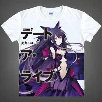 Datum Živo T-Shirt Shido Itsuka Majica modni t-majice moške anime cosplay kostum T Shirt japonski anime cosplay Anime Cosplay a