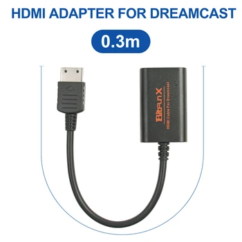 Popoln Digitalni HDMI Format Video In Avdio Adapter Pretvornik-Kabel Za Sega Dreamcast Konzole