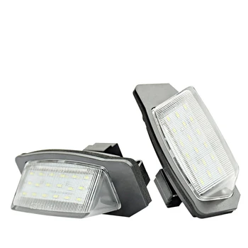 2PCS LED Žarnice registrske Tablice za Mitsubishi Lancer Sportback 2008-UP,za Mitsubishi Outlander2006-up