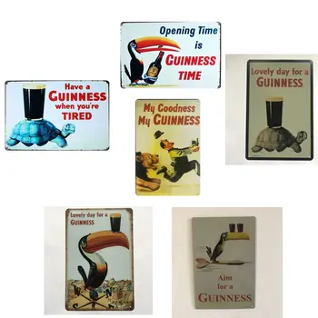 Moj Bog, Moj Guinness Kovinski Tin Prijavite Slikarstvo Znaki Letnik Plakat Bar Pub Dekorativna Ploščica Doma Dekor Pivo Reklamne Tablice