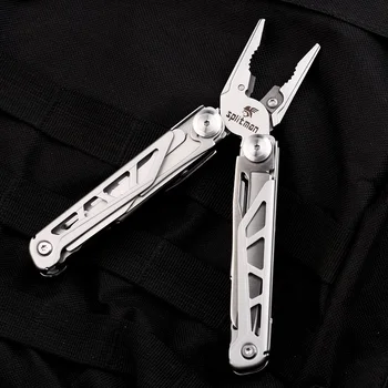 Nova Zasnova Multitool Prostem Folding Nož Plier Večnamensko Multi Orodja EOS Kit Škarje Jekla Žepni nož za Kampiranje