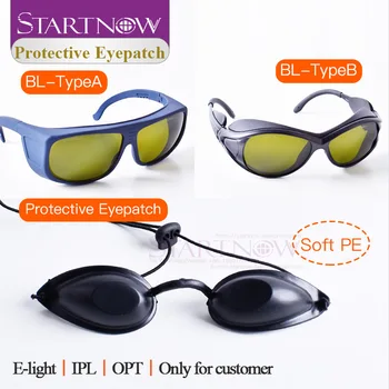 IPL Odstranjevanje Dlak Laser Safety Eyepatches Za Medicinsko Lepotni 190nm-2000nm Laserska Očala za Oči Masko Lasersko Svetlobo Zaščitna Očala