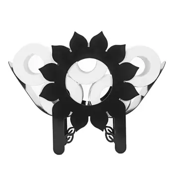 Black Sun Flower/Krav Wc Roll Imetnik Papirja Kopalnica Skladiščenje Železa Samostojna Obrt Okraski Roll Papirnato Brisačo Imetnika