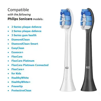 Zamenjava Krtačo Glave za Philips Sonicare Električna zobna ščetka HX6064, Nadzorna Plošča, HealthyWhite, Gumi Zdravje, FlexCare