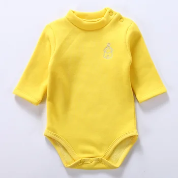 Baby bodysuit baby boy oblačila baby girl obleke visoko vratu pozimi toplo dolge rokave baby kombinezoni otroci oblačila obleka