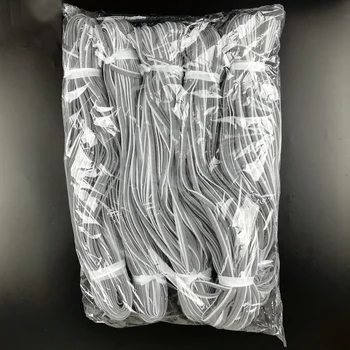 10 mm x 100Yards Reflektivni prirezovanja cevi z belo rob pletenic trim trak tkanine, ki so sešiti na oblačila, torbe, čevlje