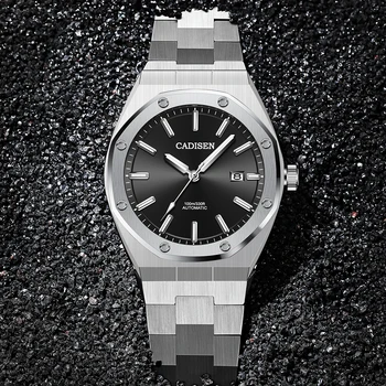 CADISEN DESIGN moške ure mehanske ure za moške blagovne znamke luksuzni samodejni watch moških Japonska NH35A Poslovnih reloj hombre 2020
