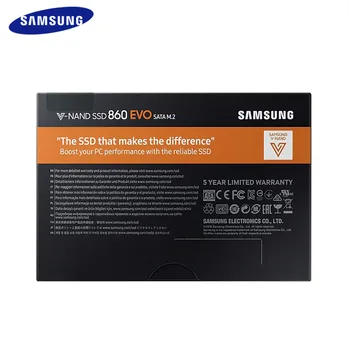 Originalni SAMSUNG 250 GB 500 GB Notranji Trdi Disk 1TB 860 Evo SATA M. 2 2280 SSD ssd Za PC