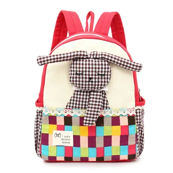 šolske torbe NOVO šolsko torbo lep nahrbtnik Torba za otroke nahrbtnik otroci mochilas escolares infantis Risanka vzorec zajček