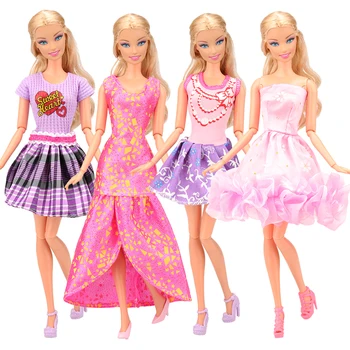 22 postavke/Set Otroci Igrače Pripomoček =12 lutka Obleko naključno+10 Čevlji Princesa Naša generacija punčko Oblačila Pribor Za Barbie Darilo