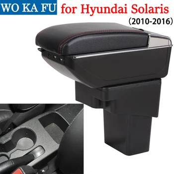 Za Hyundai 1 Solaris/Verna/Grand 2011-2016 armrest polje osrednji Trgovina vsebina škatla z pepelnik Lahko nastala z USB pribor