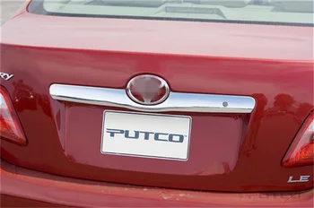FUNDUOO Za Toyota Camry 2007 2008 2009 2010 2011 Chrome vrata prtljažnika Prtljažnik Izstopna odprtina Trim Nalepke Ploščo Kritje Naglas Pokrov