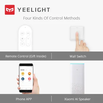 Original youpin Yeelight Pametne zgornje meje Lučka Lučka za Daljinsko Mi App Wifi Bluetooth Nadzor stropne luči sodobnih led stropne luči