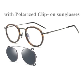 Visoko Kakovost blagovne Znamke Očala Okvirji z Polarizirana Posnetek-za sončna Očala za Kratkovidnost Optični Recept Očala Moški Ženske TB710