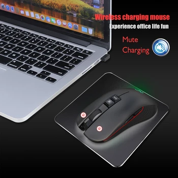 Jelly Glavnik, 2,4 GHz Wireless Gaming Miška za ponovno Polnjenje 3600DPI Nastavljiv USB Tip-C Tiho Miši za Prenosni računalnik Macbook Igralec