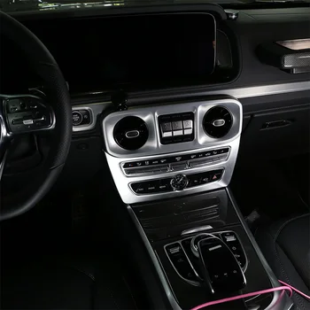 ABS Chrome/Ogljikovih Vlaken Za Mercedes Benz G Razred W463 G500 2019-2020 Osrednji Način Nadzora Okvir Trim Notranjost Avtomobila Dodatki