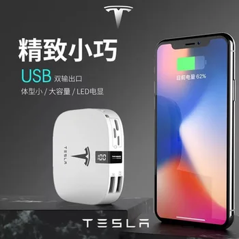 Nov Prihod Tesla Moči Banke Polnilnik USB 12000mAh Powerbank za vse mobilni telefon z Package božično darilo za Rojstni dan