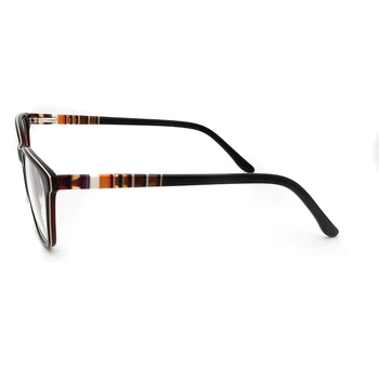 SORBERN Retro Multi Barve Očala Kvadratnih Očala Moški Ženske Optičnih Slik Acetat Očala Za Kratkovidnost Očala Oculos