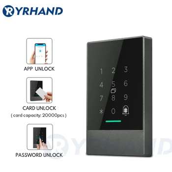 Ttlock P66 WiFi App za Nadzor Dostopa do Bralca, elektronski pohištvo digitalna Tipkovnica zaklepanje vrat card reader bluetooth smart lock