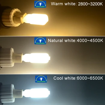 Foxanon 10pcs/veliko G9 Lampada 5W LED 7W 9W AC 220V 110V SMD2835 LED Žarnice Mini Sveča, Luč Lestenec Luči Domačo Razsvetljavo