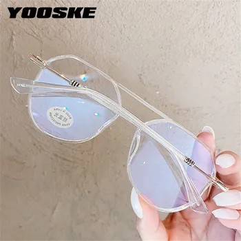 YOOSKE TR90 Računalnik Očala Okvirji Moških Modra Svetloba Blokiranje Očala za Ženske Edinstveno Dvojno Žarek Kratkovidnost Okvir Bluelight Objektiv