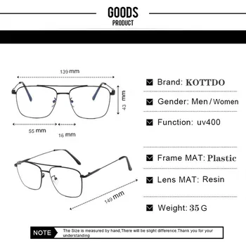 2020 Klasična Moda Kvadratnih Očala Okvir Ženske Letnik Anti-modra Svetloba Računalnik Očala Moških Plastičnih Kratkovidnost Očal Okvir